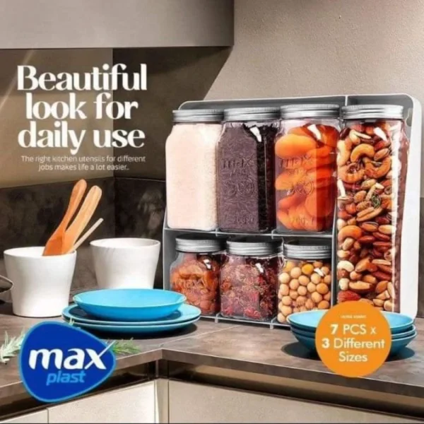 طقم توابل الترا بلاستيك 7ق max