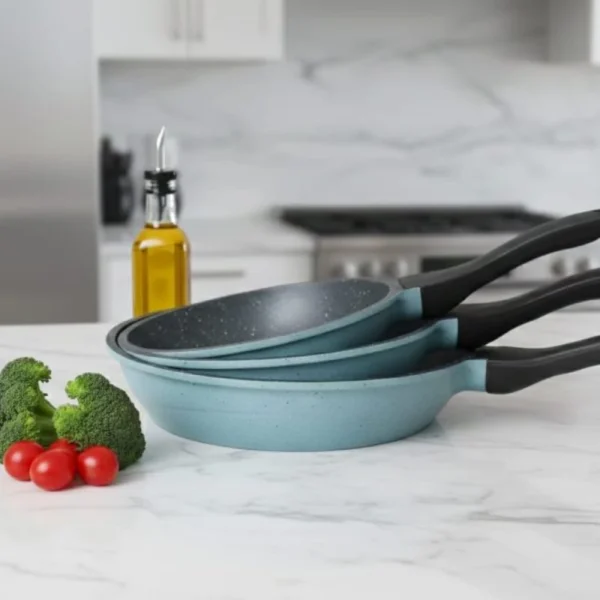 طقم مقلاية جرانيت ( 3 قطعه ) موديل ايطالي EASY COOK