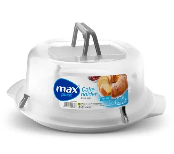 حافظة قالب الكيك و تورته MAX - ابيض