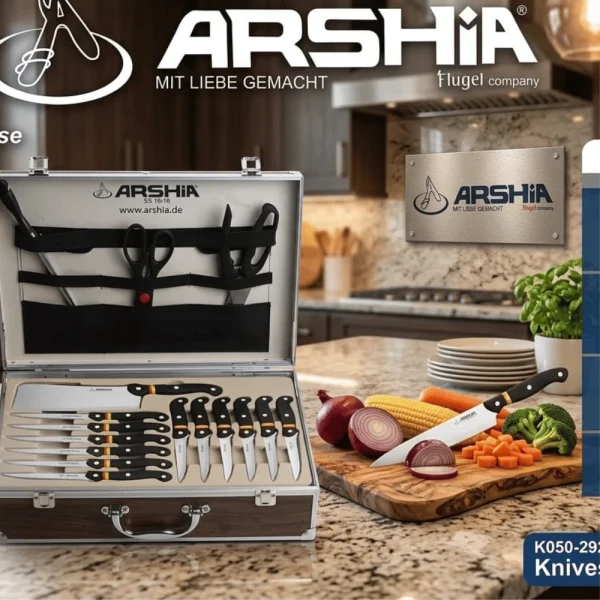 شنطة سكاكين ستانلس ستيل بيد بكاليت - Arshia